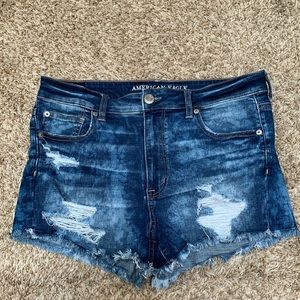 American Eagle Dark Wash Jean Shorts